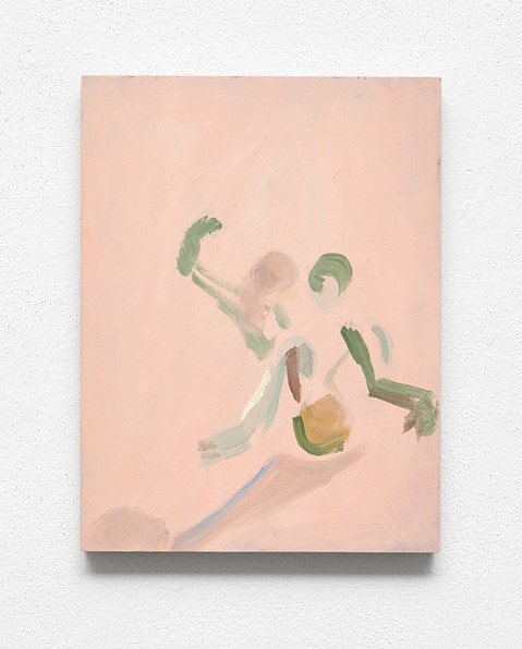 Beatrice Meoni, Caduta, 2019 olio su tavola 33x25 02
