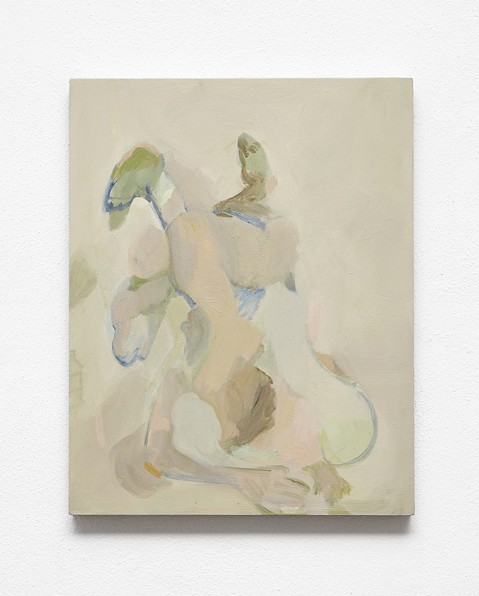 Beatrice Meoni, Caduta, 2019 olio su tavola 41x33 01
