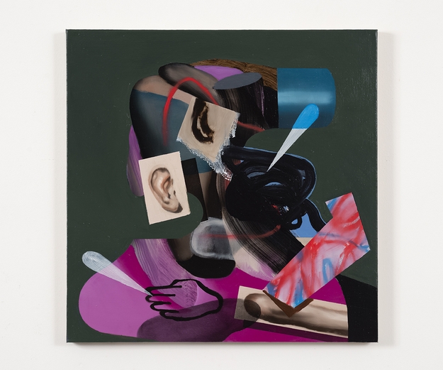 Giuliano Sale, The Painter, 2023, olio su tela, cm 60x60