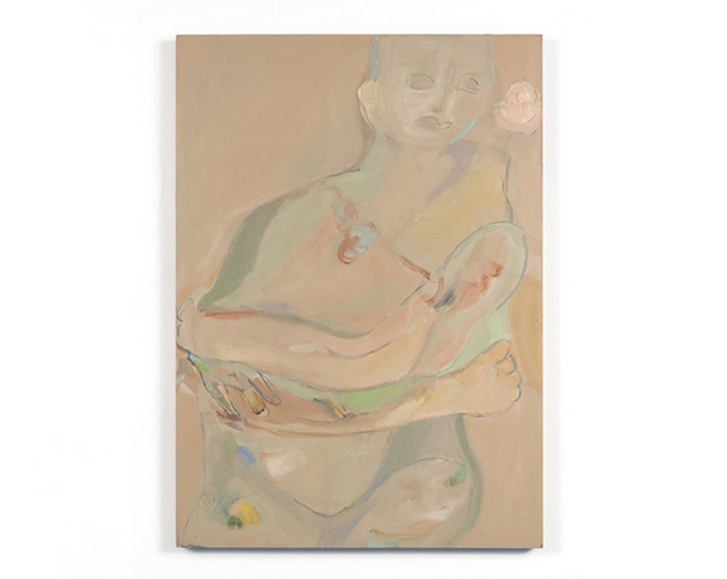 Beatrice Meoni, ...una rosa, a rose, 2020 olio su tavola 70x50