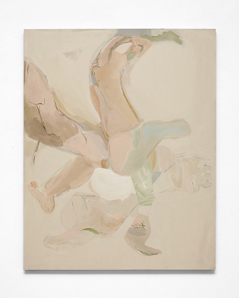 Beatrice Meoni, Caduta, 2019 olio su tavola 100x80