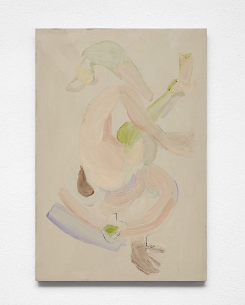 Beatrice Meoni, Caduta, 2019 olio su tavola 50,5x35 01