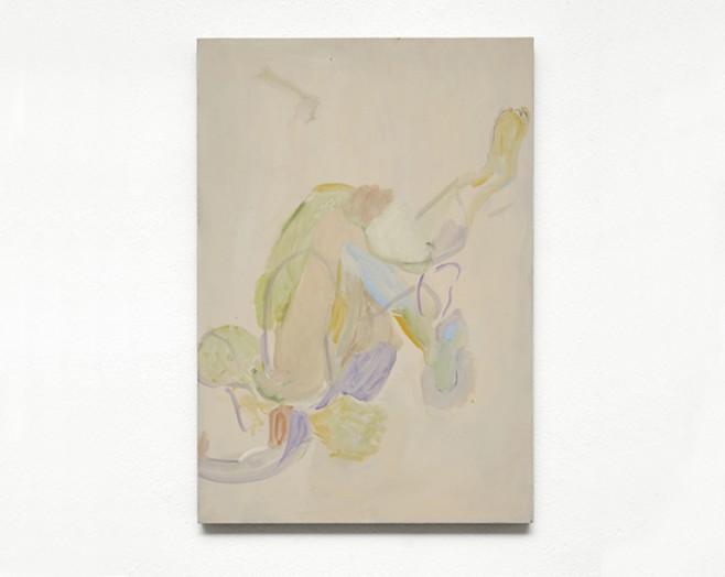 Beatrice Meoni, Caduta, 2019 olio su tavola 50,5x35 02