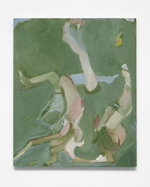 Beatrice Meoni, Caduta, 2019 olio su tavola 60x50 01