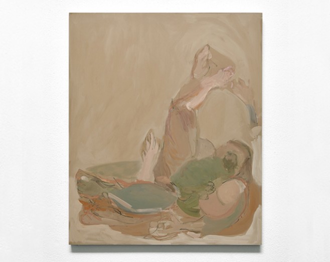 Beatrice Meoni, Caduta, 2019 olio su tavola 60x50 02