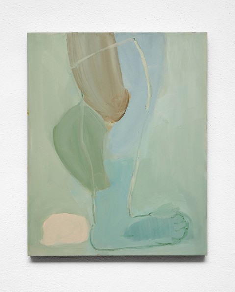 Beatrice Meoni, Piede, 2019 olio su tavola 41x33