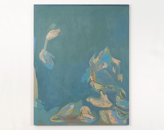 Beatrice Meoni, Francesco, 2021, olio su tavola 150x120