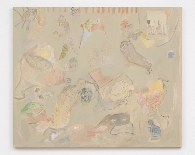 Beatrice Meoni, Senza titolo, 2023, olio su tavola 100x120