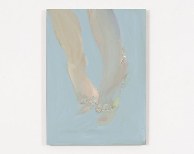 Beatrice Meoni, Levitazione, 2022 olio su tavola 45x33