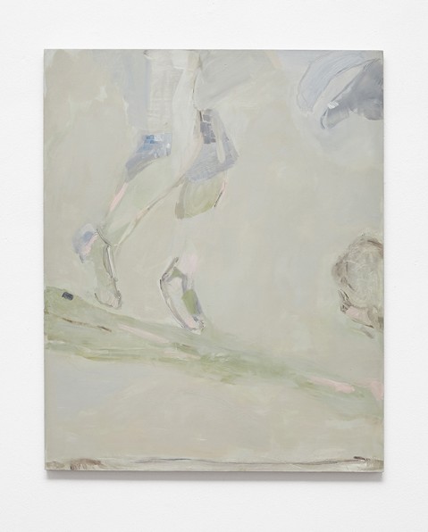 bm18-30 Beatrice Meoni, Walking 2, 2018 olio su tavola  100x80