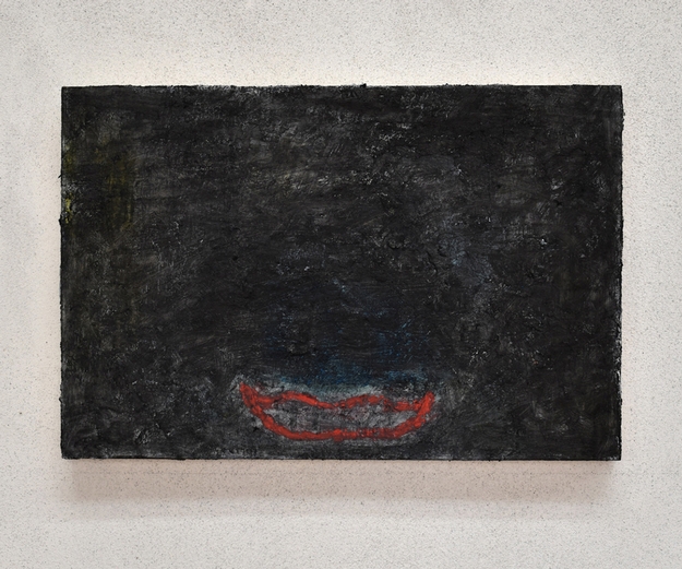 Marco Salvetti, Senza titolo, 2021, olio e pastello su tavola, cm 30x45