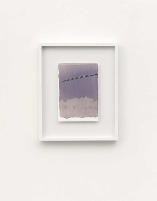 Luca Lupi, Spaziotempo. Mortelliccio, 18 febbraio 2024, luce e emulsione su carta, esposizione di 2 ore, cm 18x13, esemplare unico