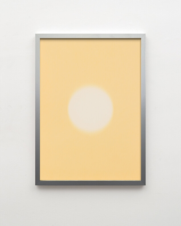 Luca Lupi, Esposizione LV, febbraio 2021, luce su carta, esposizione di  20 ore, cm 29,7 x 21, esemplare unico