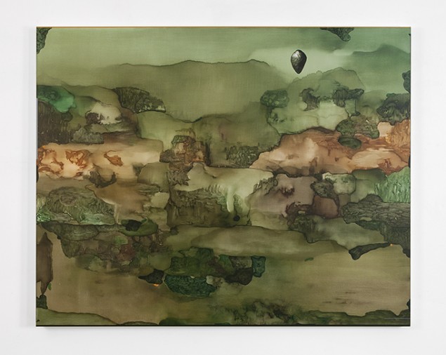 Mirko Baricchi, Selva granda #6, 2021, acrilico su tela, cm 120x150
