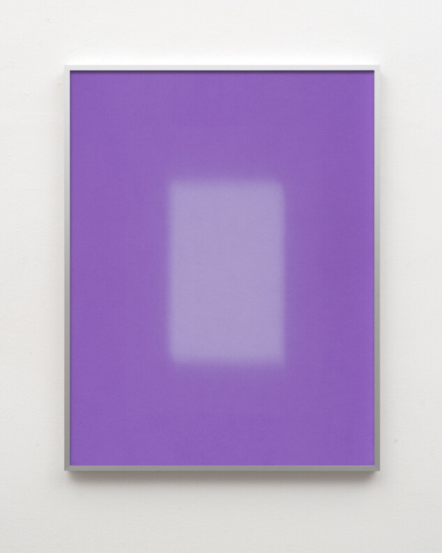Luca Lupi, Esposizione XXX, maggio 2020, luce su carta, esposizione di 13 giorni, cm 65 x 50, esemplare unico