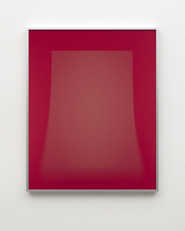 Luca Lupi, Esposizione LVIII, febbraio 2021, luce su carta, esposizione di  94 ore, cm 100 x 80, esemplare unico