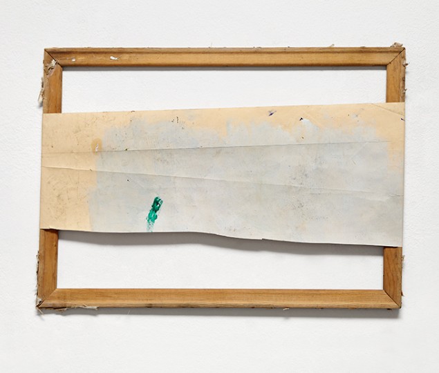 Marco Salvetti, Horror, 2023, olio su carta, telaio, cm 50x70