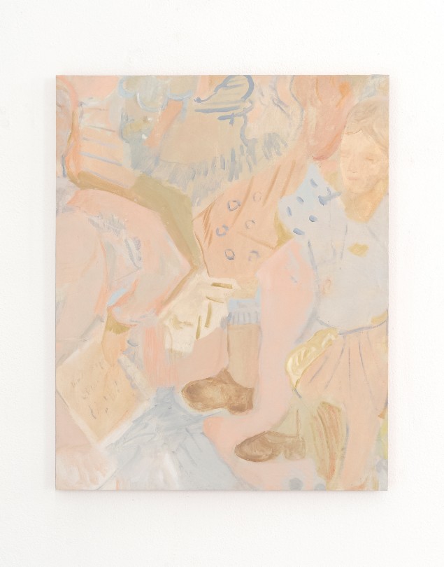 Beatrice Meoni, Senza titolo, 2023, olio su tela su tavola, cm 66x53