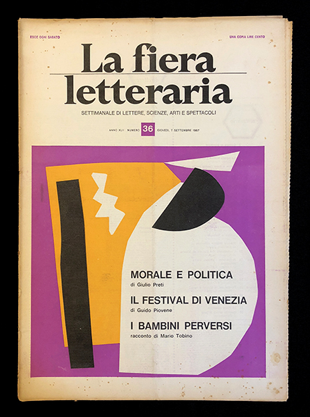 Gian Carozzi, La Fiera Letteraria, 1967